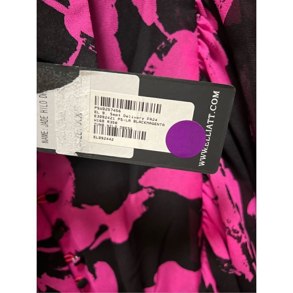 ELLIATT Yuna Hilo Maxi Dress Pink Cocktail Date Vacation 👗Size S NWT$410 - Picture 7 of 7